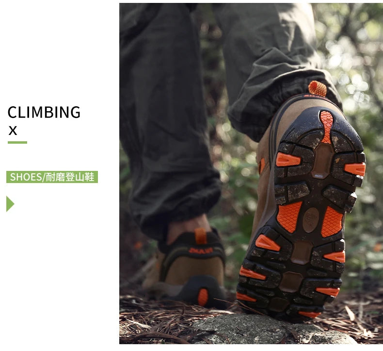 2025 Men & Women Outdoor Hiking Shoes Non Slip Sneakers Suede Walking Footwear Summer Rubber Fall Proper Trail Running Shoes 13