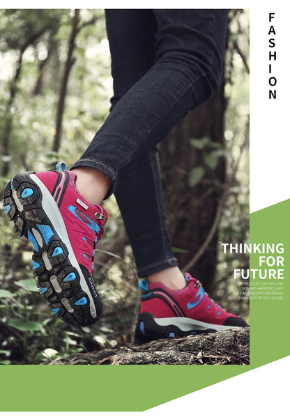 2025 Men & Women Outdoor Hiking Shoes Non Slip Sneakers Suede Walking Footwear Summer Rubber Fall Proper Trail Running Shoes 13