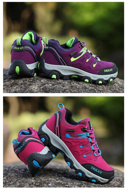 2025 Men & Women Outdoor Hiking Shoes Non Slip Sneakers Suede Walking Footwear Summer Rubber Fall Proper Trail Running Shoes 13