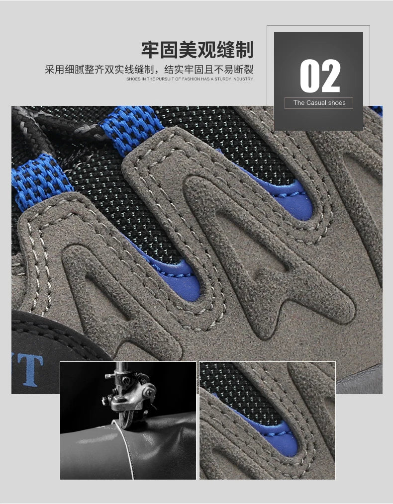 2025 Men & Women Outdoor Hiking Shoes Non Slip Sneakers Suede Walking Footwear Summer Rubber Fall Proper Trail Running Shoes 13