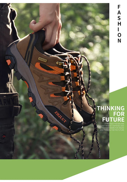 2025 Men & Women Outdoor Hiking Shoes Non Slip Sneakers Suede Walking Footwear Summer Rubber Fall Proper Trail Running Shoes 13