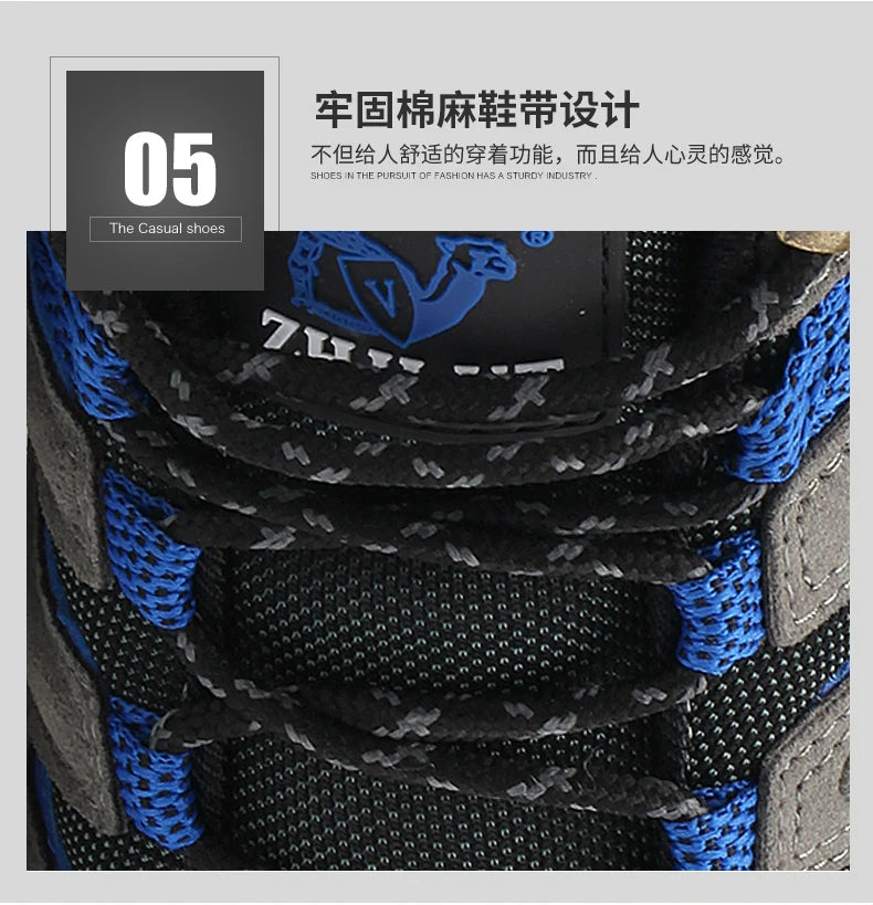 2025 Men & Women Outdoor Hiking Shoes Non Slip Sneakers Suede Walking Footwear Summer Rubber Fall Proper Trail Running Shoes 13