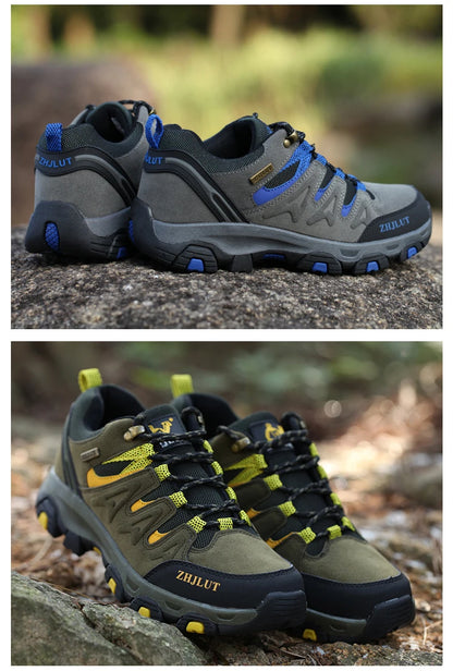 2025 Men & Women Outdoor Hiking Shoes Non Slip Sneakers Suede Walking Footwear Summer Rubber Fall Proper Trail Running Shoes 13