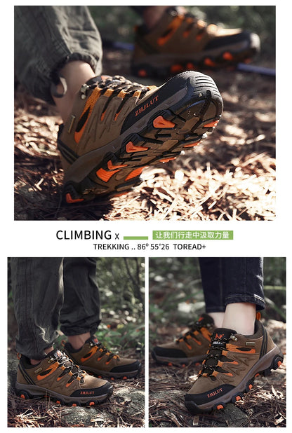 2025 Men & Women Outdoor Hiking Shoes Non Slip Sneakers Suede Walking Footwear Summer Rubber Fall Proper Trail Running Shoes 13