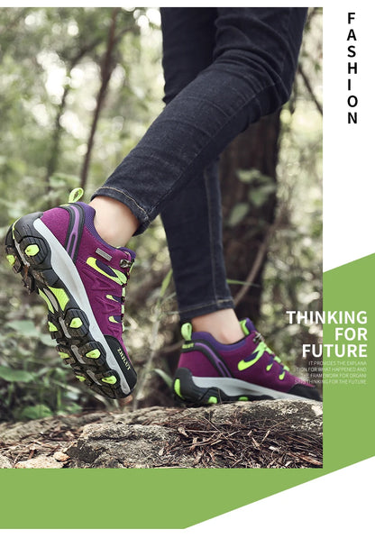 2025 Men & Women Outdoor Hiking Shoes Non Slip Sneakers Suede Walking Footwear Summer Rubber Fall Proper Trail Running Shoes 13