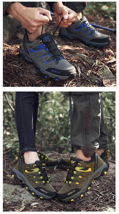 2025 Men & Women Outdoor Hiking Shoes Non Slip Sneakers Suede Walking Footwear Summer Rubber Fall Proper Trail Running Shoes 13