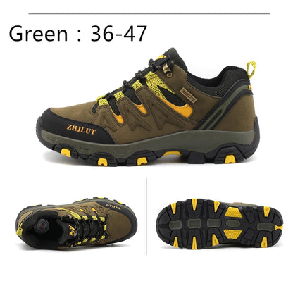 2025 Men & Women Outdoor Hiking Shoes Non Slip Sneakers Suede Walking Footwear Summer Rubber Fall Proper Trail Running Shoes 13