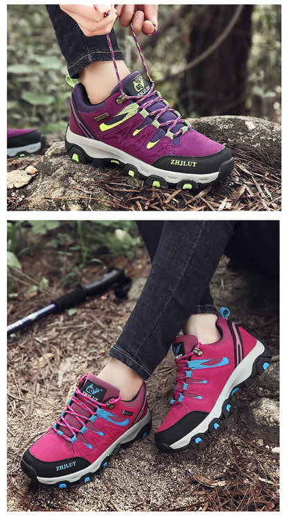 2025 Men & Women Outdoor Hiking Shoes Non Slip Sneakers Suede Walking Footwear Summer Rubber Fall Proper Trail Running Shoes 13