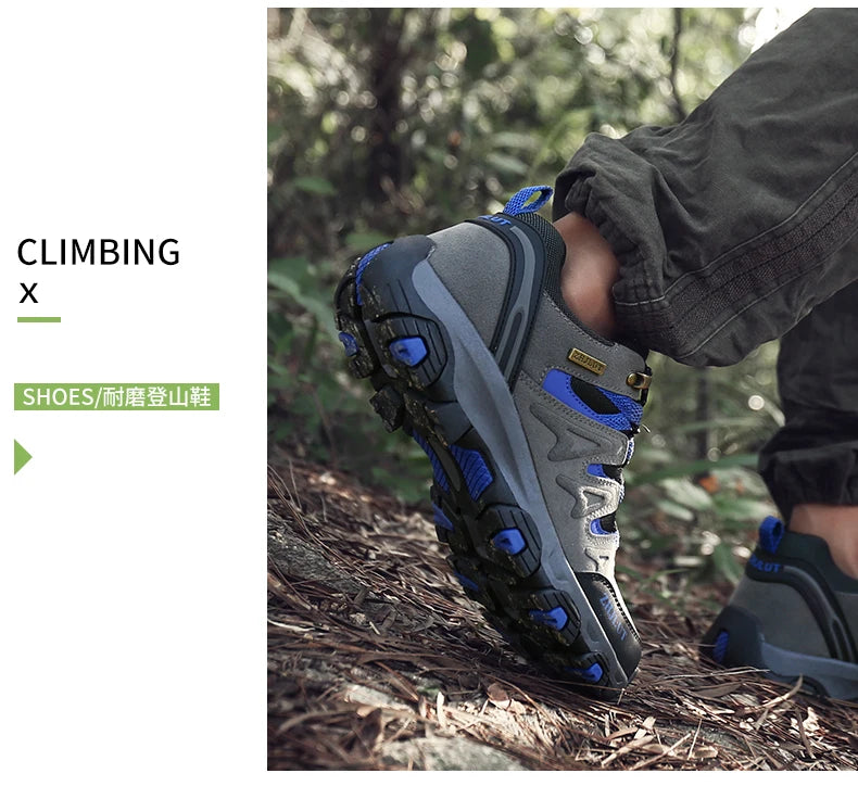 2025 Men & Women Outdoor Hiking Shoes Non Slip Sneakers Suede Walking Footwear Summer Rubber Fall Proper Trail Running Shoes 13