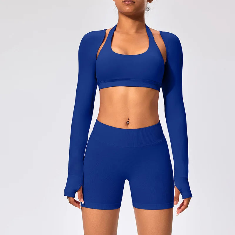 Workout Jacket Premium Activewear Top Yoga Bolero Shrug Long Sleeve Cardigan Naked Feeling  Women Sheer Summer Open