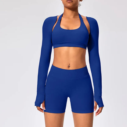 Workout Jacket Premium Activewear Top Yoga Bolero Shrug Long Sleeve Cardigan Naked Feeling  Women Sheer Summer Open