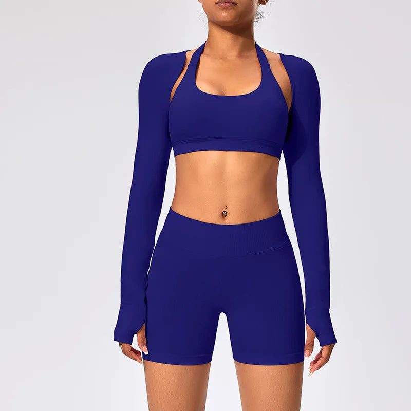 Workout Jacket Premium Activewear Top Yoga Bolero Shrug Long Sleeve Cardigan Naked Feeling  Women Sheer Summer Open