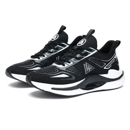 Breathable Athletic Sneakers Lightweight Cushioned Running Shoes Flexible Soft Sole Anti Slip Sports Trainers Popcorn Shock