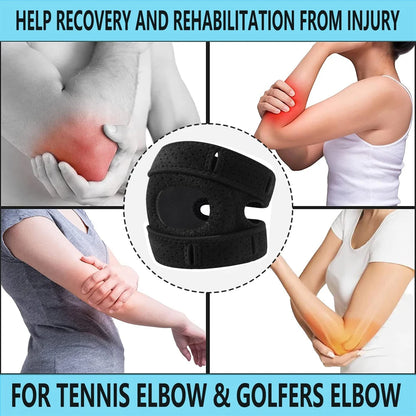 1PCS Sports Adjustable Elbow Brace,Tendonitis Elbow Brace for Bursitis, Sprains, Strains, Sports Injury Recovery Joint,Arthritis