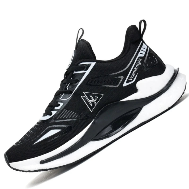 Breathable Athletic Sneakers Lightweight Cushioned Running Shoes Flexible Soft Sole Anti Slip Sports Trainers Popcorn Shock