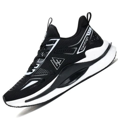 Breathable Athletic Sneakers Lightweight Cushioned Running Shoes Flexible Soft Sole Anti Slip Sports Trainers Popcorn Shock